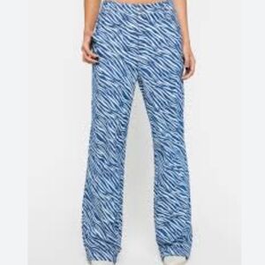 Pretty Garbage Wide Leg Zebra Jeans High Rise 100% Cotton Size Small